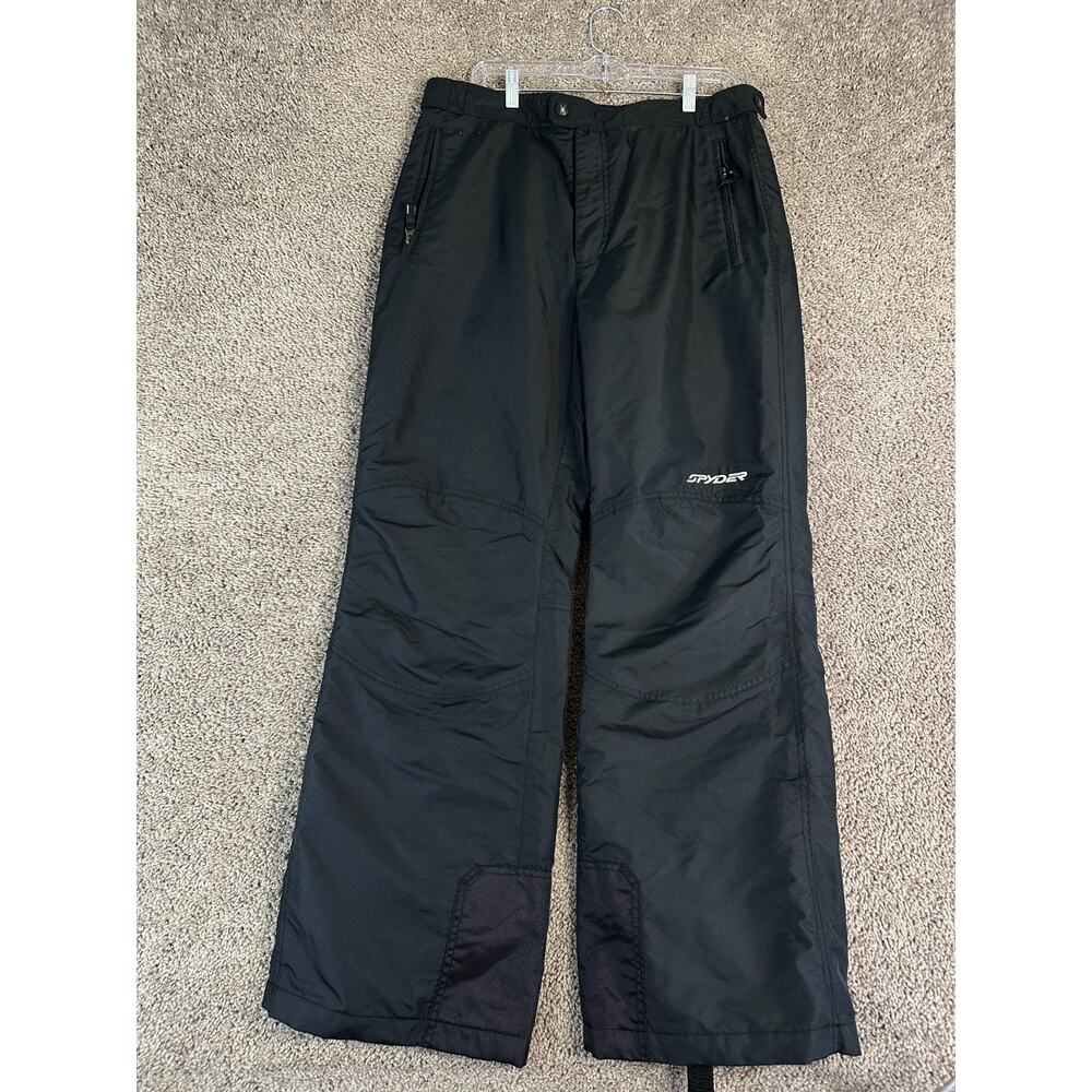 Spyder XT Ski Snow Pants Mens L Black XScap Waterproof Insulated Winter Outdoor